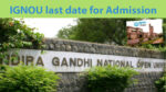 Last date extended for re-admission registration in IGNOU