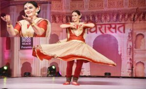 Kathak dance presented by Divya Goswami in Virasat in dehradun