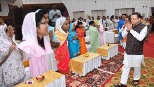 The winning candidates of Haridwar Panchayat elections met the Chief Minister