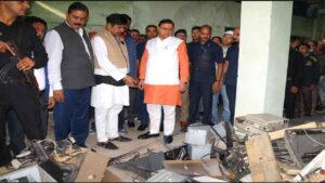 HMT factory at Ranibagh inspects by Chief Minister Dhami