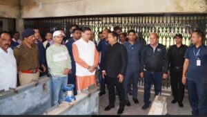 HMT factory at Ranibagh inspects by Chief Minister Dhami