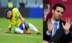 Brazil World Cup stars's ankle injury, Neymar's performance against Serbia in World Cup opener Kaka slams | विश्व कप के सलामी बल्लेबाज काका स्लैम में सर्बिया के खिलाफ नेमार का प्रदर्शन