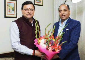 Courtesy call on former Himachal Chief Minister Shri Jai Ram Thakur at Himachal Bhawan | हिमाचल भवन में हिमाचल के पूर्व मुख्यमंत्री श्री जय राम ठाकुर से शिष्टाचार भेंट की