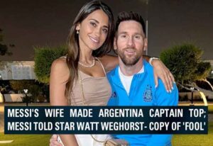 Messi's wife made Argentina captain top; Messi told star Watt Weghorst- copy of 'fool', messi said- What Are You Looking At fool,messi , messi vs van gaal , lionel messi , messi van gaal , messi interview , messi vs netherlands , van gaal vs messi , messi vs louis van gaal , louis van gaal lionel messi , messi van gaal fight , what are you looking at fool , louis van gaal messi , lionel messi vs van gaal , messi fight with van gaal , messi what are you looking at go stupid , messi entrevista , messi interview vs netherlands , messi angry interview , van gaal messi , messi arguing with van gaal , van gaal messi fight , 