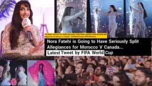 Nora Fatehis some movements Dance on Fifa World Cup 2022 Festival ,curves , internet on fire, नोरा फतेही , कर्व्स दिखाते इंटरनेट पर लगा दी आग,