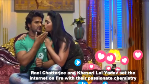 Rani Chatterjee and Khesari Lal Yadav chemistry, Mauka Ke Laabh La Pazaa Mein Daab La, Mauka Ke Laabh La Pazaa Mein Daab La,