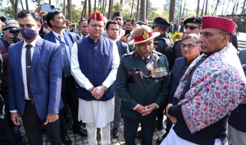 Tributes paid ,martyred warriors ,केन्द्रीय रक्षा मंत्री , मुख्यमंत्री श्री धामी , उत्तराखण्ड के वीरगति प्राप्त योद्धाओं को दी श्रद्धांजलि ,