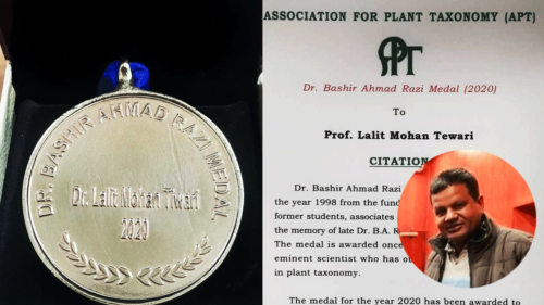 Dr BA Raji Award Medal | भारतीय वानस्पतिक सर्वे में प्रो ललित तिवारी को दिया गया डॉक्टर बी ए राजी पुरस्कार मेडल, Lalit Tiwari Achieved Dr BA Raji Award Medal 2023,Prof Lalit Tiwari ,Botanical Survey of India in Dehradun Lalit Tiwari Achieved Dr BA Raji Award Medal 2023,